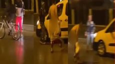 أمن القنيطرة يتفاعل مع مقطع فيديو  بالتواصل الاجتماعي لشخص يعرقل الشارع العام ويعرض حياة المواطنين للخطر