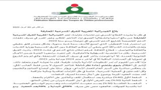 قراءة في بلاغ الفيدرالية المغربية للفرق المسرحية المحترفة – 30 أبريل 2025