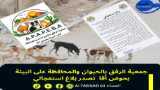 جريدة الحصاد24 تتوصل ببلاغ استعجالي من جمعية الرفق بالحيوانات بحوض أقا