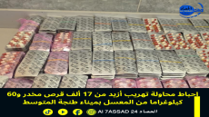 إحباط محاولة تهريب أزيد من 17 ألف قرص مخدر و60 كيلوغراما من المعسل بميناء طنجة المتوسط