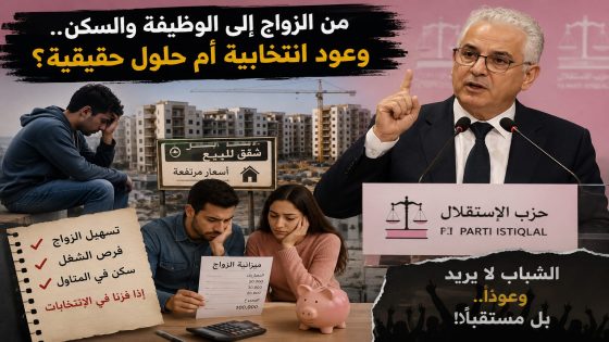 من الزواج إلى الوظيفة والسكن.. نزار بركة يفتح «دفتر الأحلام» للشباب! فهل يأتي التنفيذ بعد التصويت؟