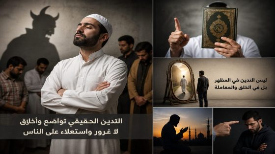 التدين اصبح مرآة للغرور أخطر المتدينين من نصب نفسه قاضياً على الناس