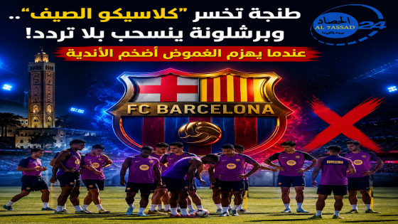 طنجة تخسر “كلاسيكو الصيف”.. وبرشلونة ينسحب بلا تردد! عندما يهزم الغموض أضخم الأندية.