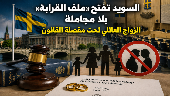 السويد تفتح «ملف القرابة» بلا مجاملة الزواج العائلي تحت مقصلة القانون