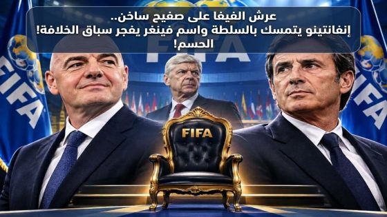 عرش الفيفا على صفيح ساخن إنفانتينو يتمسك بالسلطة واسم فينغر يفجر سباق الخلافة! الحسم