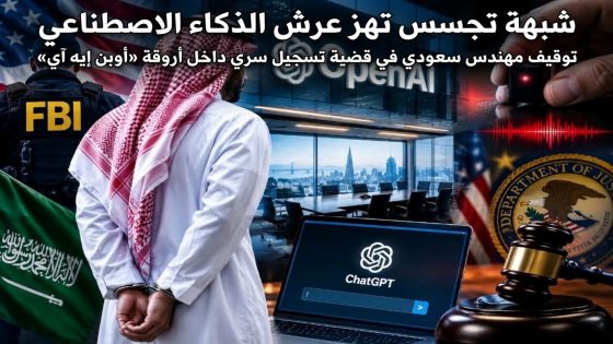 شبهة تجسس تهز عرش الذكاء الاصطناعي توقيف مهندس سعودي في قضية تسجيل سري داخل أروقة «أوبن إيه آي»